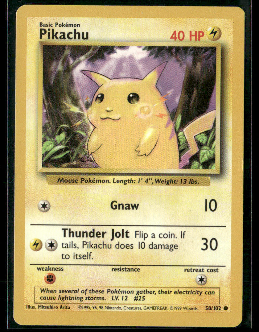 1999 Pokémon Yellow Version Pikachu Edition Game