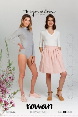 Megan Nielsen Schnittmuster Rowan Tee & Body Damen XS-XL