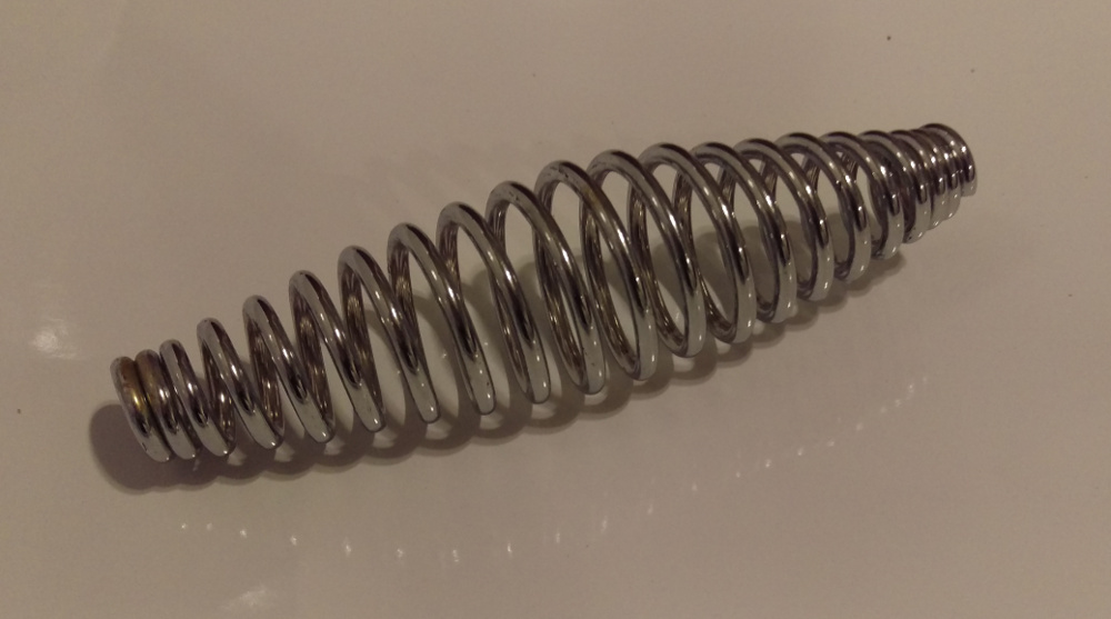 Smoker Grill Chrome Plated Cool Touch Spring Handle 6 1/2" L