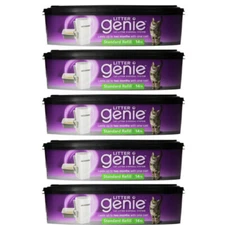 5 Pack Litter Genie Cat Litter Disposal System REFILL CARTRIDGES