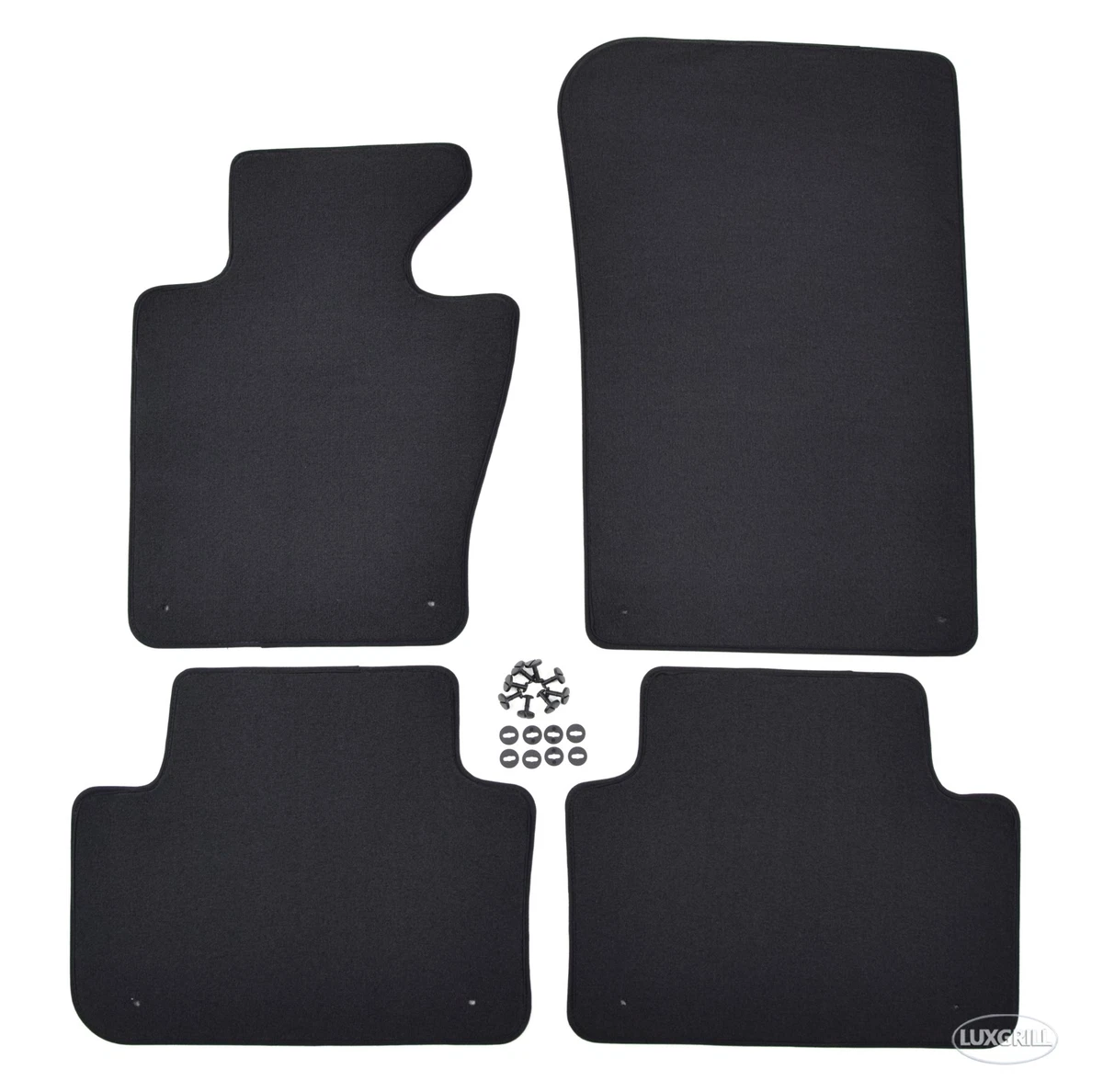 Tappetini Auto In Velluto Per BMW X3 E83 (2004-2010) - Set Anteriore Da 2 Pezzi - Realizzati Su Misura Per La Tua Auto