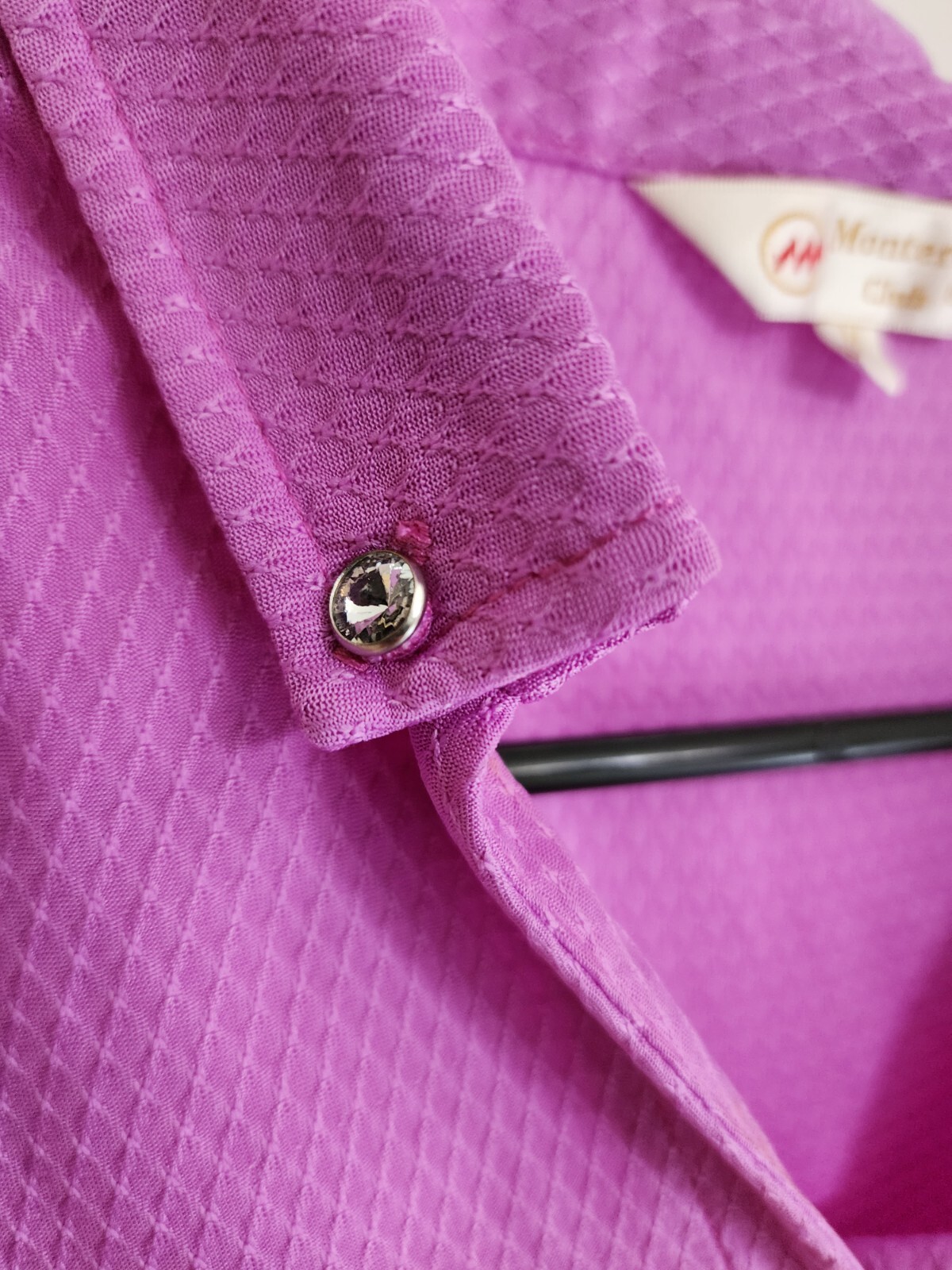 Monterey Club Ladies Women M 2 Piece Purple Cheetah Print Set Of 2 golf