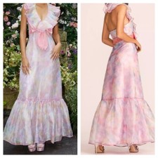 NWT LoveShackFancy Maris Gown in Fairytale Printed Dress Size 2