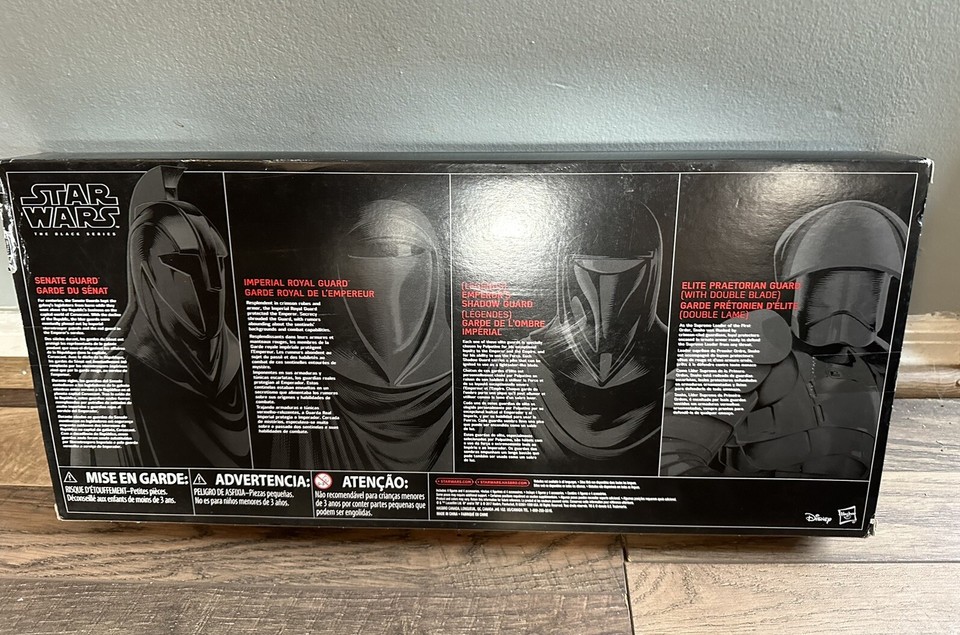 Star Wars The Black Series 4 Action Figure – Guardia Del Senato, Reale, Ombra E Pretoriana, 15 Cm