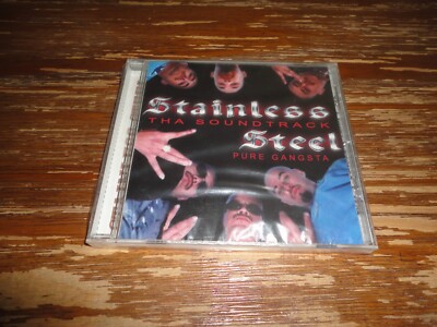 Chicano Rap CD STAINLESS STEEL - Pure Gangsta - 2003 G Related Records - rare