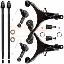 8Pcs Front Lower Control Arm And Ball Joint Tie Rod Fits 2002-2006 Honda CR-V