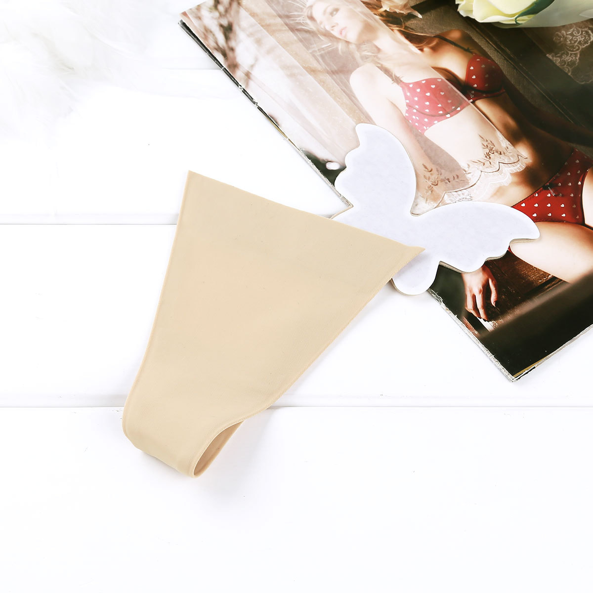 Sexy Women's Invisible Panties C Style Self Adhesive Underwear