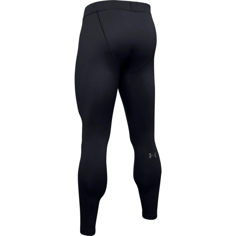 Under Armour 1343246 Men's Black UA ColdGear Base 3.0 Baselayer Leggings, Small - Image 2 of 4