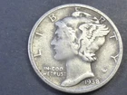 1938-S MERCURY DIME VF