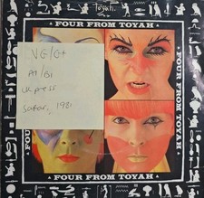 Toyah Four From Today Vinyl Record 7" VG/G+ TOY 1 1981