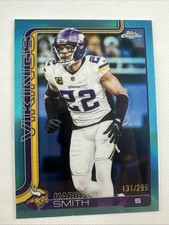 2025 Topps Chrome Football Harrison Smith Teal Refractor /299 #204 Vikings
