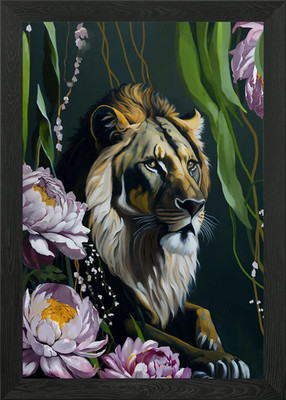 Regal Majesty Framed Wall Art Poster Canvas Print Picture
