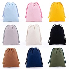 Canvas Drawstring bag Color Storage bag Cotton organizer bag Portable Tote Handb