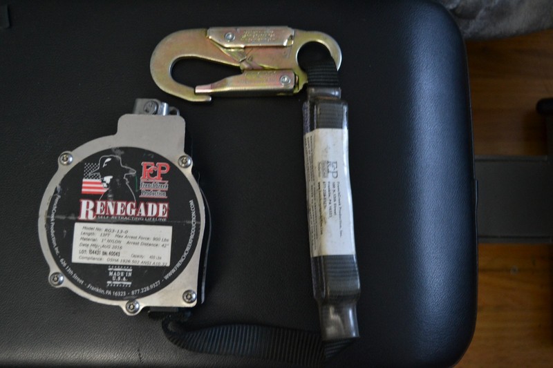 FrenchCreek 13' Renegade Self Retracting Web Lifeline #RG3-13-0 SP EUC 900lbs