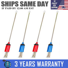 For GE 4Pcs Washer Suspension Rod and Spring WH16X10158 WH16X10159 WH01X10001 US