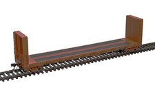 Atlas 20007107 HO North American Car Leasing 51' 6" Bulkhead Flat Car 53138