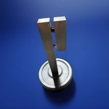 Heavy Duty Machined Metal Fixture / Clamp Tool 2.3kg Industrial Lab Jig