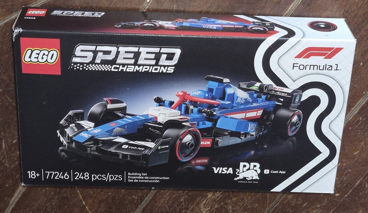 Lego Speed Champions #77246 (2025) 248pc. Formula 1 VISA/CASH APP