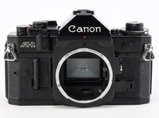 Canon A-1 35mm Film Camera Body Only, Black Canon FD-Mount