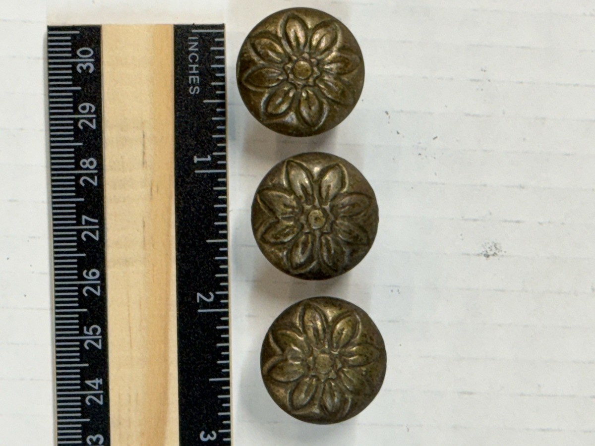 Vintage Ethan Allen Drawer Knobs(3) From Classic Manor Collection