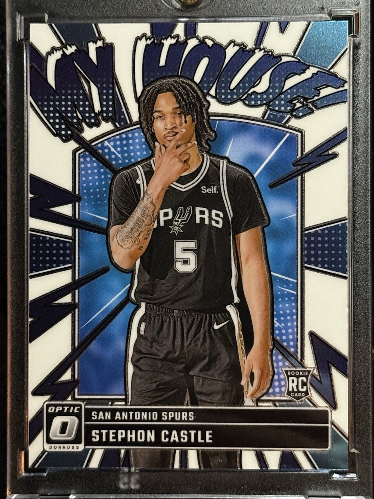 2024-25 PANINI DONRUSS OPTIC #16 STEPHON CASTLE MY HOUSE! - RC/SP