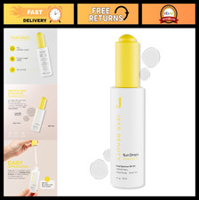 Lightweight SPF 50 Sunscreen Oil  Non-Greasy Face Sunscreen with Squalane  Gre