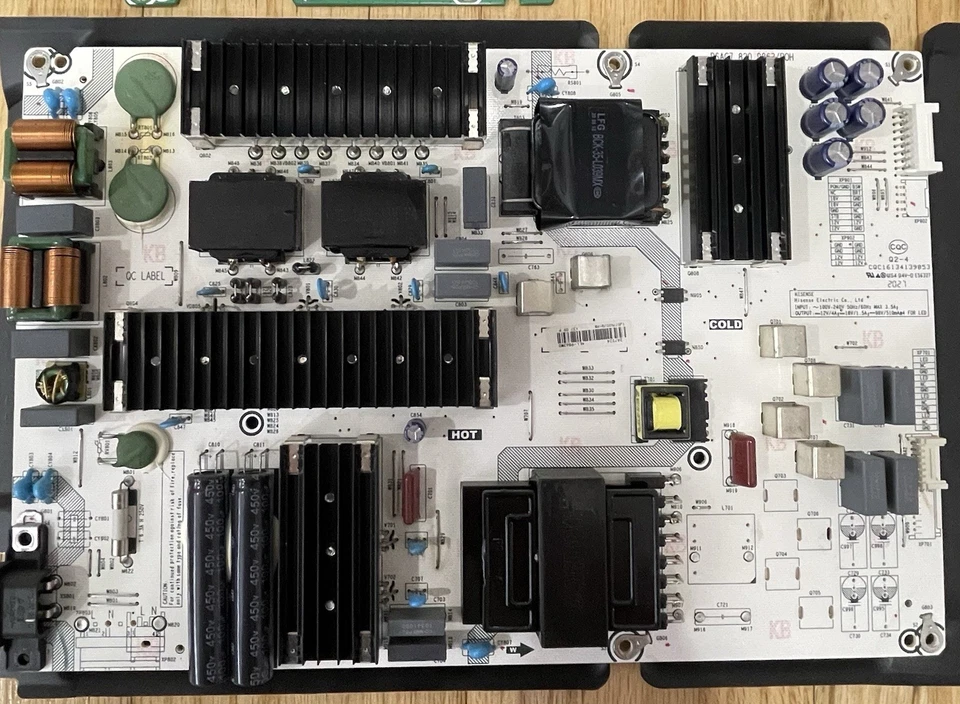 Placa de controle HISENSE 75H6510G T-CON 272945 273265 267114 - Imagem 2 de 4