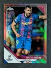 2021 Topps Chrome UEFA Champions League Soccer Rose Gold Sergio Aguero #39