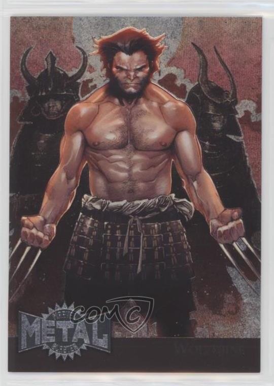 2015 Marvel Fleer Retro 1995 Fleer Metal Blaster Wolverine #41 ob9
