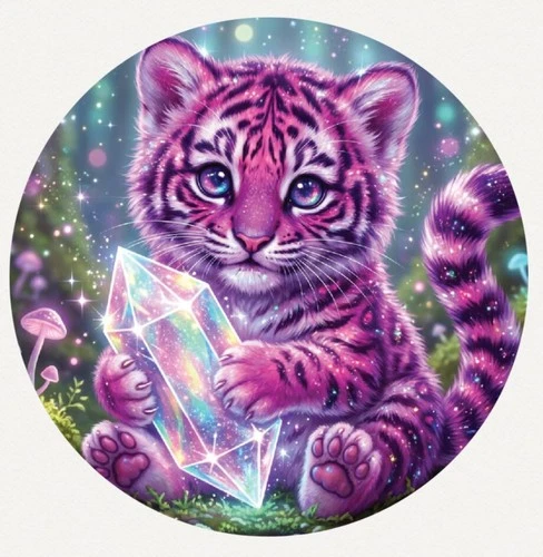 Hayleybug 1/10th oz Starcryst Cub Silver Round