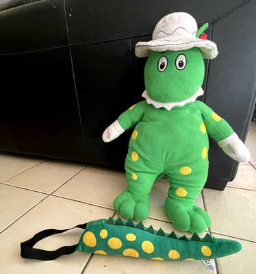 The Wiggles Dorothy The Dinosaur Large Plush 68cm & Dorothy The Dinosaur Tail