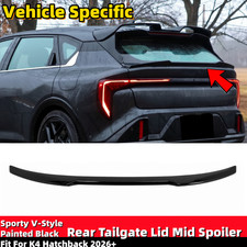 Rear Tailgate Middle Spoiler Wing Fit For Kia K4 Hatchback 2026 Sport-v Style Rear Tailgate Middle Spoiler Wing Fit For Kia K4 Hatchback 2026 Sport-v Style