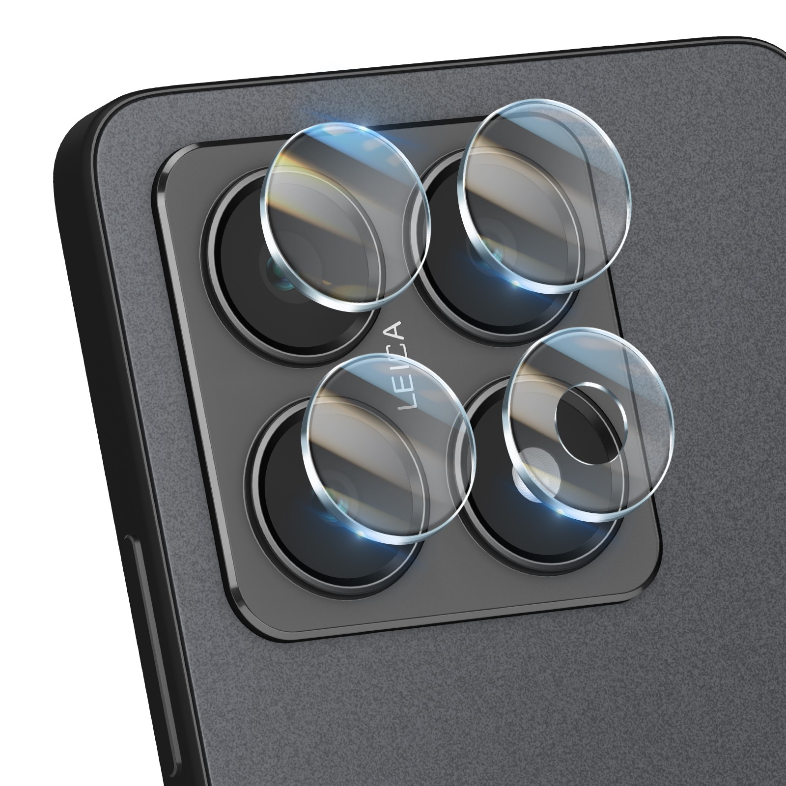 Protection photo Xiaomi 14T ultra-claire avec le film objectif 3mk anti-rayure invisible