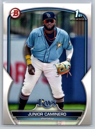 2023 Bowman Junior Caminero 1st Bowman Paper #BP-61 Tampa Bay Rays