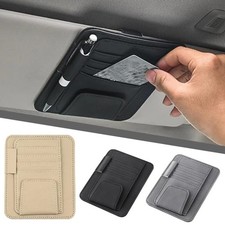 Sun Visor Holder - Car Organizer for Sunglasses and Cards - Auto Interior