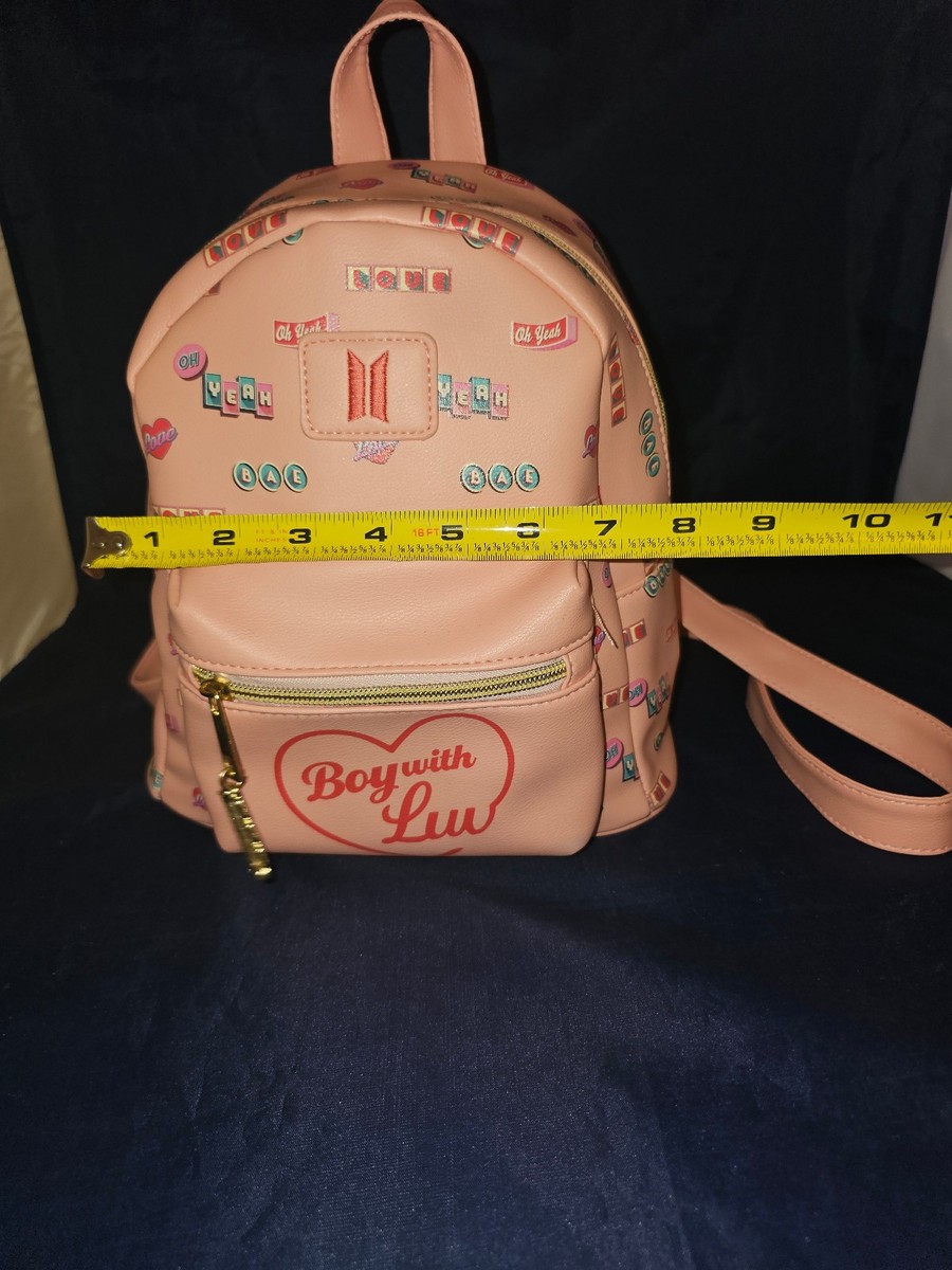 BTS Boy with Luv Mini Backpack Oh Yeah Bae Love Pink Mini 