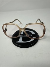 Vintage Versailles Women's Eyeglasses Frame Gold Metal Rose Clear Retro