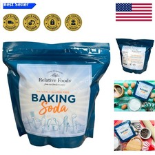 Bulk 2 Lbs Baking Soda - Essential for Cooking, Cleaning, and Skincare Solutions