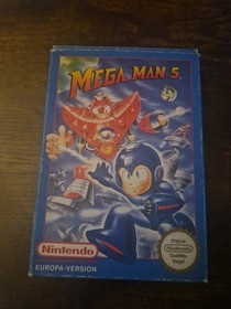 Nintendo Nes Mega Man 5 OVP CIB RARIT&Auml;T 