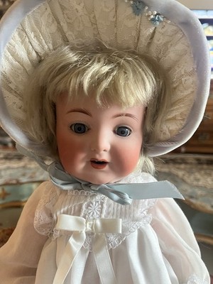 Antique AM German Khoppesdorf Bisque 996 4.3M  Character Baby Doll 16 