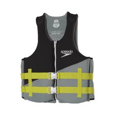 Speedo Adult Life Vest - Black/Lime XS/S