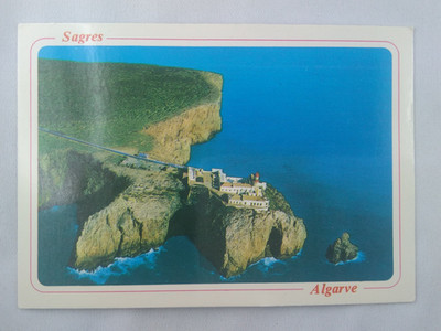 AK  ALGARVE - Sagres  - Cape and lighthouse of St. Vencent          ungelaufen