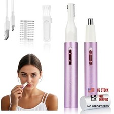 2026 Rechargeable Nose Ear Hair Trimmer, Dual-Edge Blade Electric Clipper