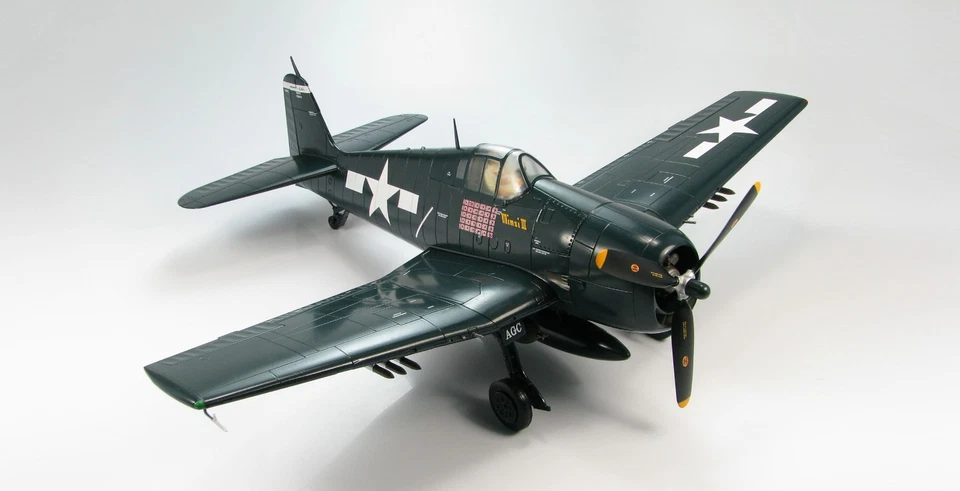 Hobby Master 1:32 US Navy F6F-5 Hellcat (HA0301) 'MINSI III' Model Plane - Image 3 of 4