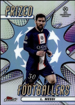 22-23 Topps Finest Club Competitions Prized Footballers Lionel Messi ARGENTINA