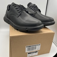 XPACS Men's Orthopedic Oxford Leather Dress Walking Shoes Black Size 11.5
