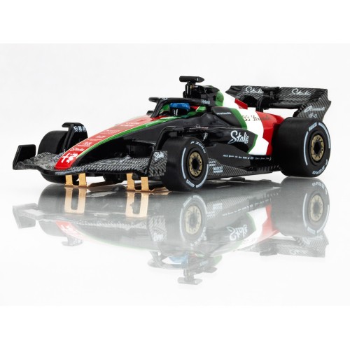 AFX Racing 22080 Alfa Romeo F1 Monza 2023 voiture de slot anti sortie de piste HO