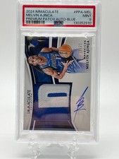 Melvin Ajinca 2024-25 Panini Immaculate Premium Rookie Patch Auto RPA /25 PSA 9
