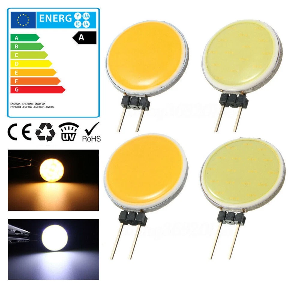 G4 COB Warmweiß Kaltweiß DC 12V 5W 8W 10W 15W Birne Sockel Leuchtmittel LED - Bild 2 von 4