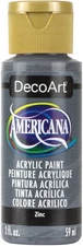 DecoArt Americana Acrylic Paint 2oz-Zinc - Opaque